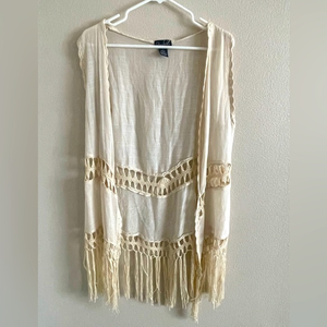Fringe Boho Women’s‎ Vest size small